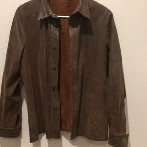 Handmade in Argentina leather shirt.